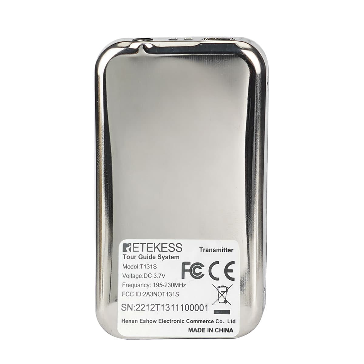 Retekess T130S T131S Sistema di Radioguida Whisper Group per Tour, Visite Alle Fabbriche, Chiese, Scuole, Interpretariato con Scatola di Ricarica a 64 Slot