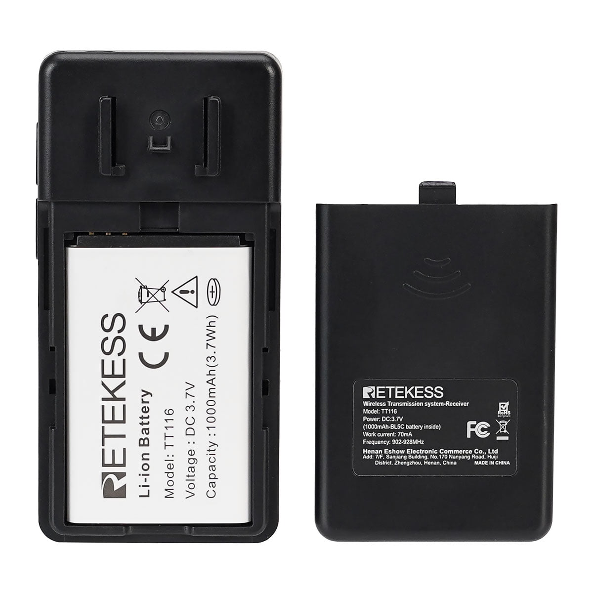 Sistema di Guida Turistica Retekess TT116 con Batteria Ricaricabile Sostituibile per Visite in Fabbrica e Tour Degli Impianti, con Base Di Ricarica a 16 Porte