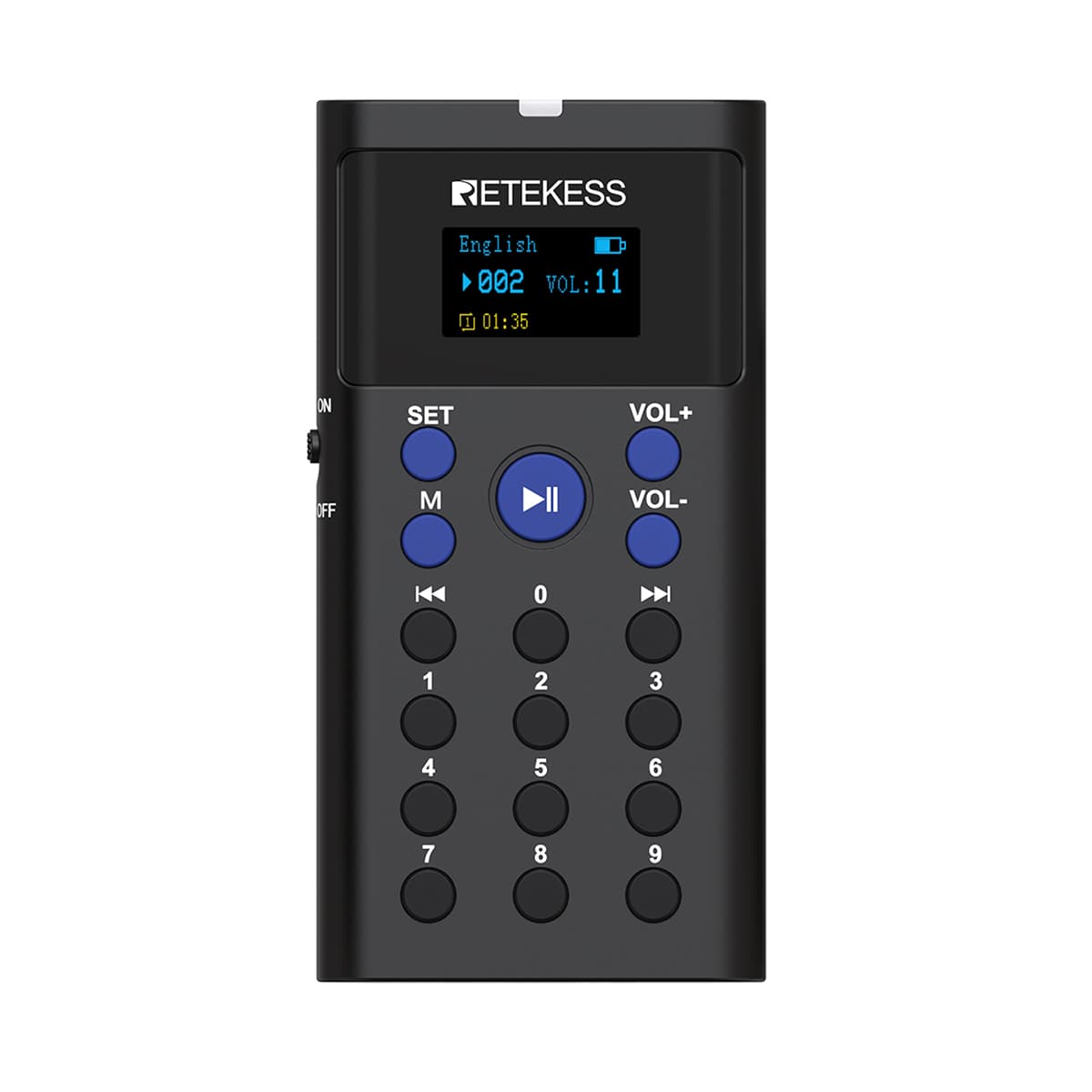 Retekess TT128 Sistema di Tour Autoguidato con Guida Audio e Base di Ricarica a 16 Porte per Musei, Mostre e Fabbriche