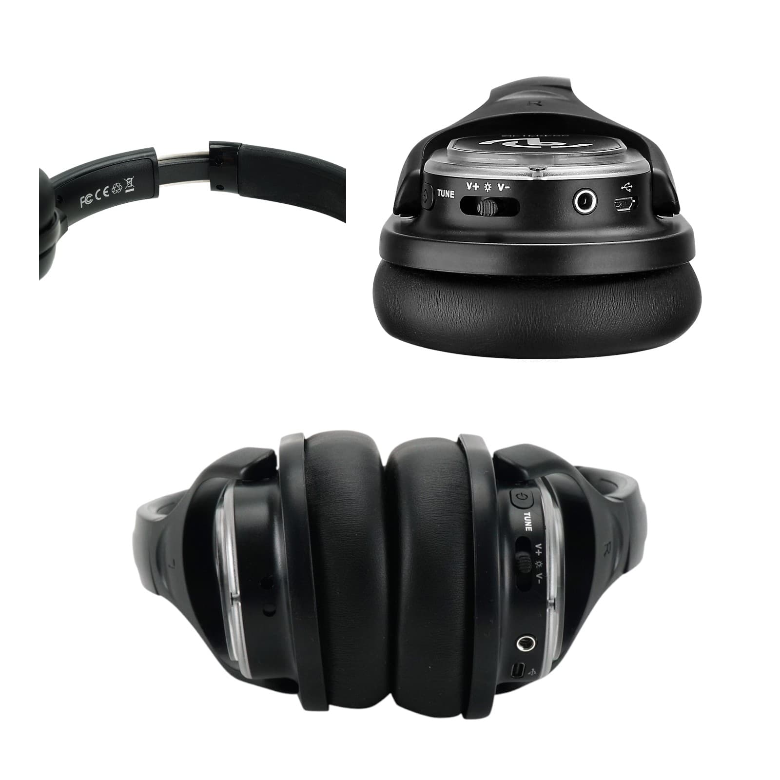 TA003 TA004 Sistema Silent Disco, Qualità Audio Hi-Fi Professionale, 3 Canali, Adatto per Meditazione, Feste, Corsi, Club, Bar e DJ