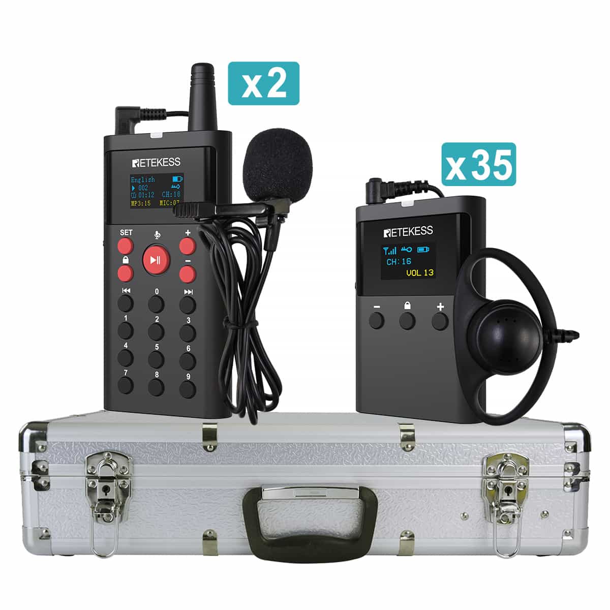 TT127 Radio Guide Turistiche con Lettore MP3