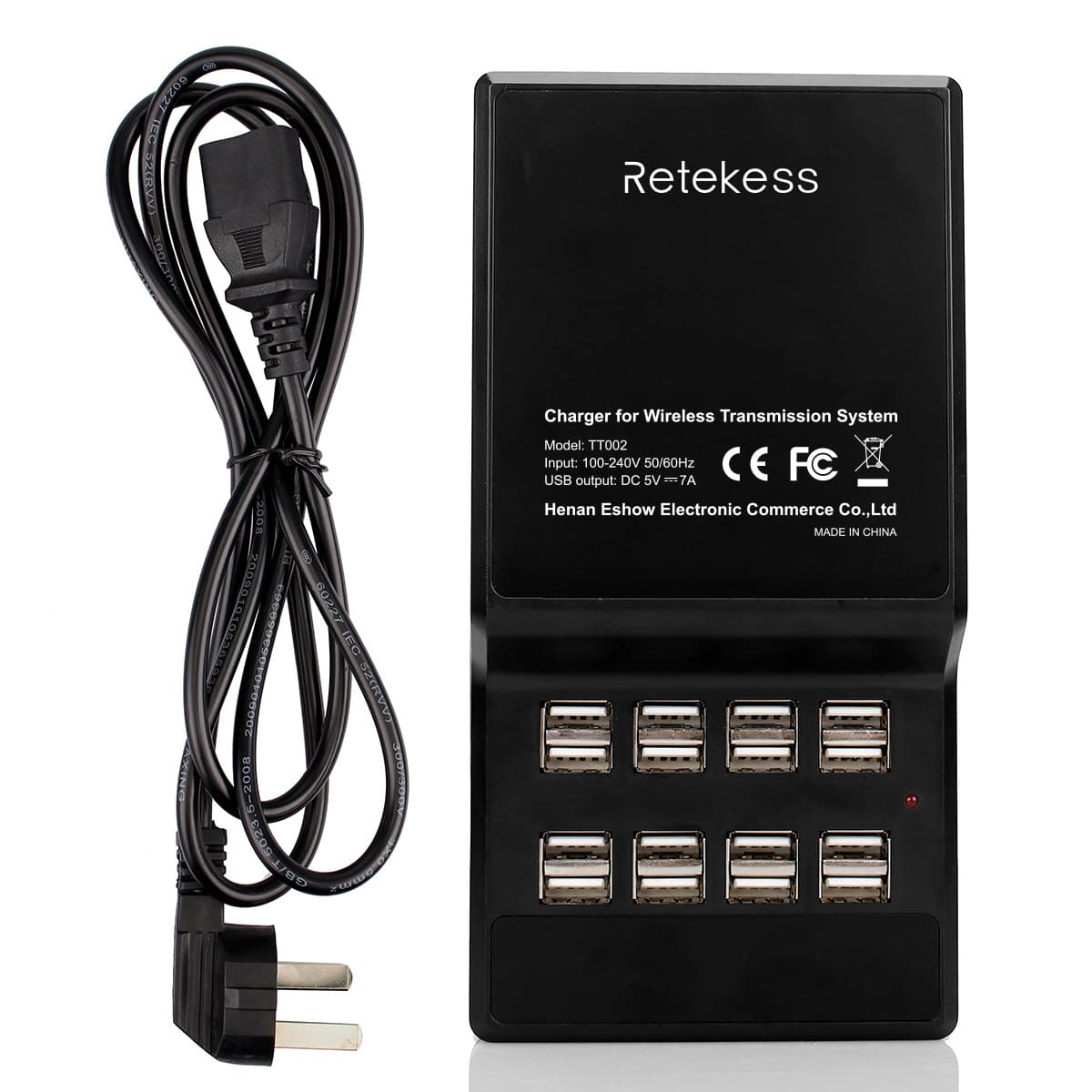 Retekess TT128 Sistema di Tour Autoguidato con Guida Audio e Base di Ricarica a 16 Porte per Musei, Mostre e Fabbriche